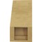 Ekena Millwork 5-inch W x 6-inch D x 10-inch H Imperial Rough Cedar Woodgrain TimberThane Knee Brace, Primed BRCUR05X06X10IMPRCPR - alternate 5